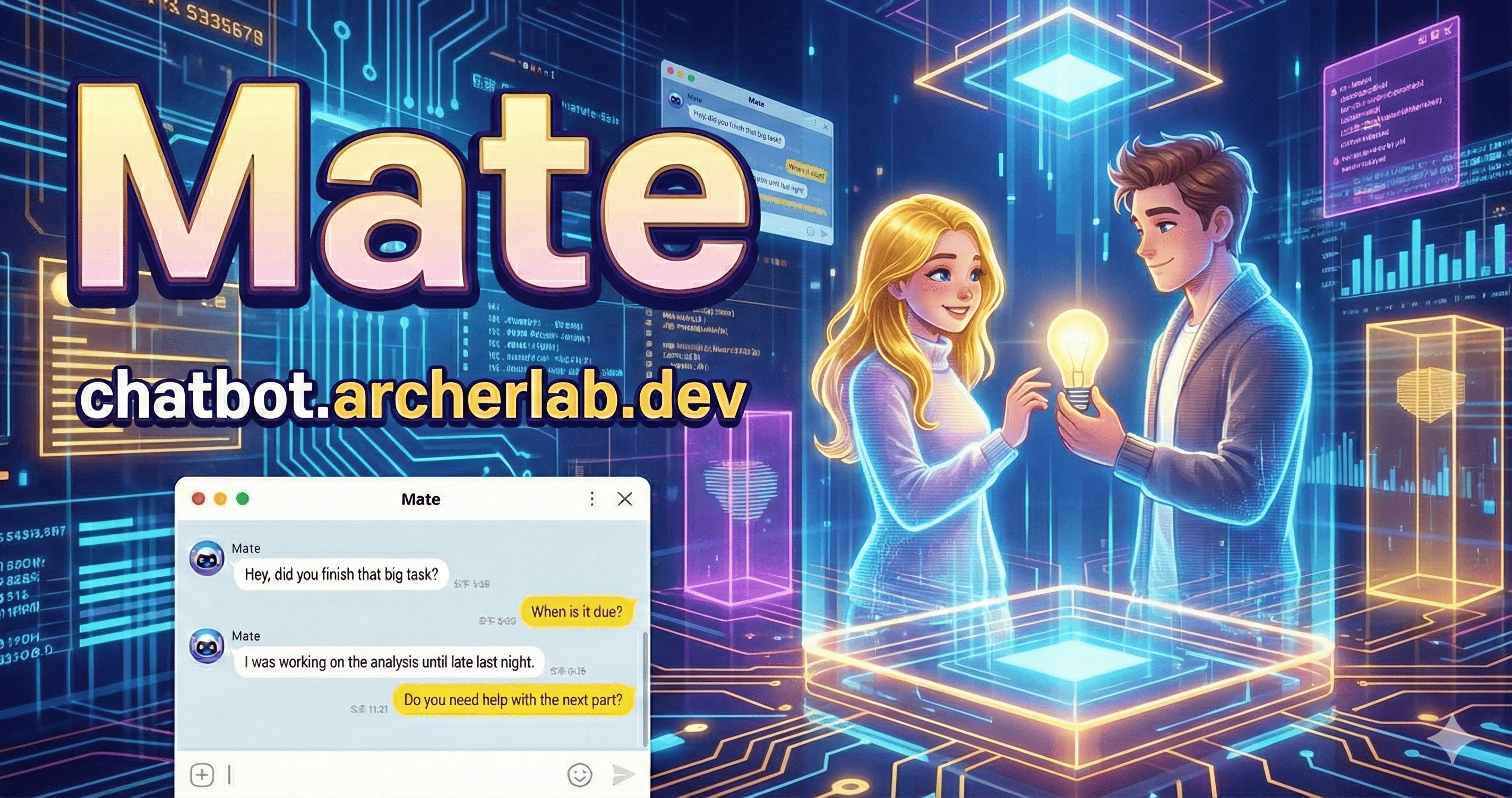 Mate 상담 · ArcherLab 로고